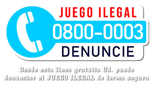 0800-0003 | DENUNCIAS DE JUEGO ILEGAL